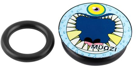 Aymzbd Fahrrad Kurbelabdeckung, Fahrrad Kurbelgarnitur Abdeckkappe, Leichte Aluminiumlegierung, Kurbel Staubschutz für Mountainbikes, BMX, Blau