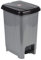 URBNLIVING 8L or 40L or 15L Slim Recycling Kitchen Step On Pedal Bin With Inner Insert Liner Pocket and Lid for Home and Office (15L Grey)