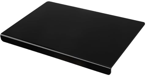 Clear Cutting Board - 45x35cm Large Acrylic Chopping Boards | Black Counter Cutting Board | Cutting Board with Counter Lip | Acrylic Countertop Cutting Board for Home, Apartment, Restaurant Use