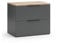 Vicco Sideboard Wido, Kommodenschrank, Anthrazit/Sonoma, 60 x 50 cm mit 2 Schubladen