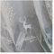 PSKJHN Hirsch Muster Voile Vorhang Stickerei Fenster Transparent Gardinen, Mit Ösen/Bleistift Falte 2 Stück Für Wohnzimmer Schlafzimmer Indoor Vorhänge, W140xL180cm,Hook up