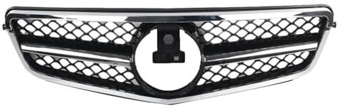 DZSMSRTG Parrilla Frontal Parrilla Delantera Superior para Mercedes para Benz W204 Clase C C180 C200 C260 C63 2007-2012 2013 2014 1 Pin Rejilla Frontal