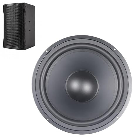 Honhoha Woofer Driver, 3-12inch Booster Speaker Replacement, Enhanced Radiator Designed Passive Designed Speaker For Optimal Sound & Mobile Audio Subwoofer Enclosures