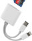 SD-Kartenleser Micro SD auf USB C und Lightning für iPhone 16 15 Speicherkartenadapter kompatibel mit Samsung S23 S24 Ultra Compact für Kamera für IPad10 Kartenleser OTG TF Stick