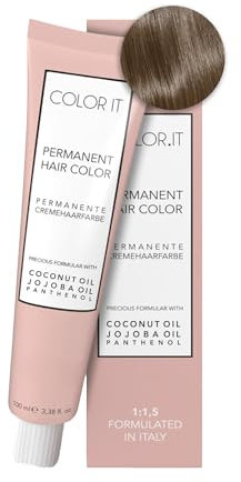 COLOR.IT by BM - Permanente Haarfarbe in Salonqualität, 100ml (7.0 Mittelblond, 1er Pack)