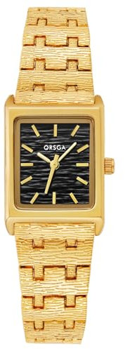 CIVO Armbanduhr Damen Gold Damenuhr: Klassische Analog Edelstahl Eckig - Wasserdicht Klein Luxus Uhren für Frauen