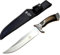 Bowie Hunting Knife,Jagdmesser Feststehende Clip-Point Klinge mit Gürtelholster,Einhandmesser-Outdoor Messer für jedes Abenteuer,Survival Bowie Messer für Camping,Jagd,Fischer,Wandern und mehr.