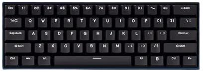 QPSJXN Mchose Ace 60 Pro 68 Magnetic Switch Hot Swappable RGB Mechanische Tastatur anpassbare -Tastatur für PC -Spielerzubehör(60 Blue Ice no Light)