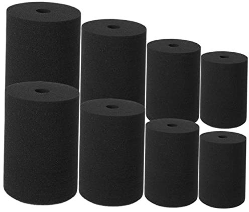 8Pcs Cylindrical Sponges for Cup Turner Durable Elastic Inserts for Tumbler Spinner Compatible with Various Cup Reusable and Easy to Clean