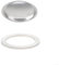 Pumixiy Guarnizione di ricambio in gomma siliconica per moka Express, per caffettiere Moka Express, disponibile in diverse misure, 2-12 tazze (1 tazza + setaccio)