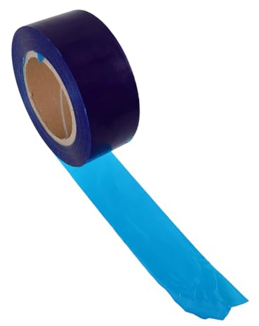 Protège-jantes pour Voiture PE Bleu, Film de Protection Anti-rayures | Liseret Jante Voiture, Montage Pneu Facile, 1 Rouleau, pour Jantes et Roues Automobiles