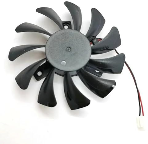 FDMOZRE Graphics card fan for 75mm 40 * 40 * 40mm 2Pin For GT430 GT440 GT630 GA81S2U DC12V 0.38A HZDO