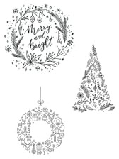 Securit FensterschablonenSet ´WINDOODLE´, WeihnachtsMotive, transparent, 59,4 x 42 x 0,5 cm