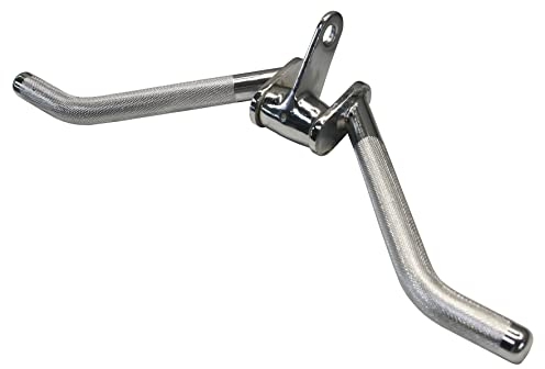 POWER-XTREME Bizeps-/ Trizepsgriff, gebogen, mit ausbalanciertem Drehgelenk | Griff für Kraftstationen, Kabelzug, Seilzug, Latzug