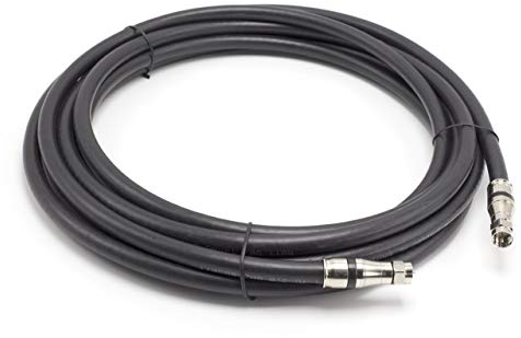 THE CIMPLE CO Coaxial Cable, 10 FT, RG11, Indoor/Outdoor, Dual-Shield, High Speed Internet, Satellite Extension, CATV, UV Resistant, Weather Proof, CL2 Rated, 3 Meters, Black