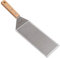 Spatola in acciaio inox in metallo 10,2 x 20,3 cm – Spatola per hamburger – Raschietto per pancake flipper – ideale per barbecue e piastra piatta – di qualità commerciale