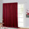 StangH Room Darkening Curtains Red - Extra Wide 120 inches Long Theater Velvet Drapes for Display Window Decor, Holiday Backdrop Curtains for Party/Hallway, 100 x 120-inch, 1 Panel