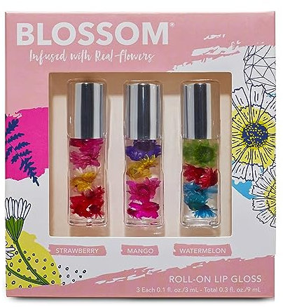 Blossom Lippenstift, zum Aufrollen, glänzend, je 8,9 ml