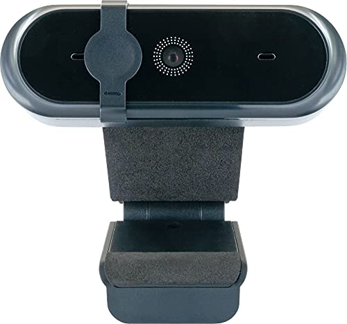 SCHWAIGER WCM10 Webcam Videokamera Videochat 1280x720P HD mit Mikrofon Objektivabdeckung Plug&Play Streaming Videokonferenz Videoanrufe schwarz