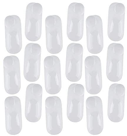 TEHAUX 100Pcs Baby Füße Display Kunststoff Fuß Modell Socken Display Standfuß Transparent Schuh Baum Sandalen Schuhe Display Schuh Racks Zubehör,1