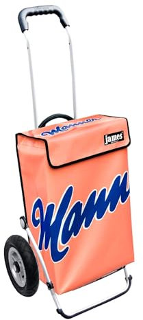 James® Einkaufswagen Design Manner, moderner Einkaufstrolley, bunter Lifestyle Trolly, Rollkoffer für Shopping, bis 50kg Tragkraft, Grosse Räder, Made in Österreich!