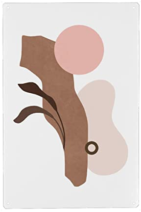 artboxONE Metall-Poster 30x45 cm Natur Blush Nature Impressions von Künstler amini54