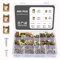Knpwer 400 Pezzi di Clip a U e Kit di Viti, Assortimento per Auto Con 304 Viti in Acciaio Inox