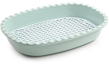 CABLEPELADO Bandeja para descongelar Alimentos | Recipiente para descongelación de Alimentos con Rejilla | Descongelación Rápida Alimentos | Polipropileno | 32 x 21,5 x 6 cm | Color Verde