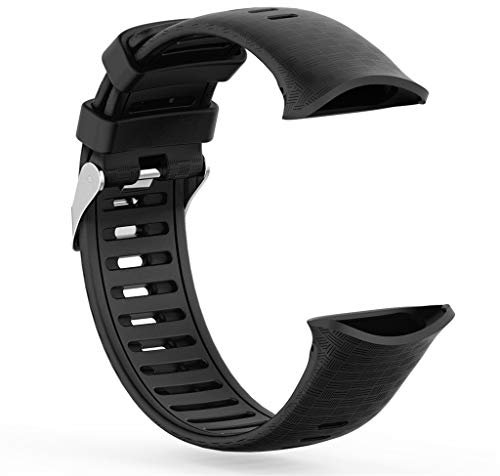 KAREN66 Armband Kompatibel mit Polar Vantage V Wechselarmbänder - Sport Silikon Replacement Wechselarmband Ersatzarmband für Vantage V Uhrenarmband (Schwarz)