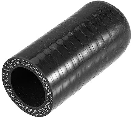 A ABSOPRO 1 Unidad 20mm 0.79 ID Universal Manguera de Silicona Tapa - Coche - Silicona Negro