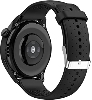 KAREN66 Armband Kompatibel mit Polar Vantage V3 Wechselarmbänder 22mm Ersatzarmband Sport Silikon Wechselarmband für Vantage V3 Uhrenarmband (Schwarz)