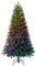 Twinkly Lichterbaum, 2,10 m, Künstlicher Weihnachtsbaum mit Kartierbaren LEDs, Tannenbaum mit 435 RGB-LEDs, Kompatibel mit Alexa und Google Home, Weihnachtsdekoration mit App-Steuerung, Grün
