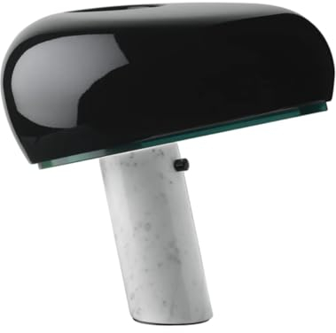 Flos Tischleuchte Snoopy in der Farbe Schwarz, aus Metall, Lichtquelle LED inklusive, 13W, 811lm, 2700K, 8059607006375