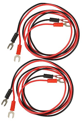 Abaodam 4 Stück Phonographen Anschlusskabel Isolierte Kupfer Prüfleitung Für Plattenspieler Erdung Massekabel Zur Geräuschreduzierung