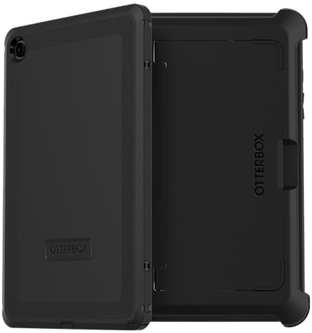OtterBox Defender Case for Samsung Galaxy Tab S10 FE, Tab S9 FE, Shockproof, Ultra-Rugged Protective Case with built in Screen Protector, 2x Tested to Military Standard, Black, Non-Retail Packaging
