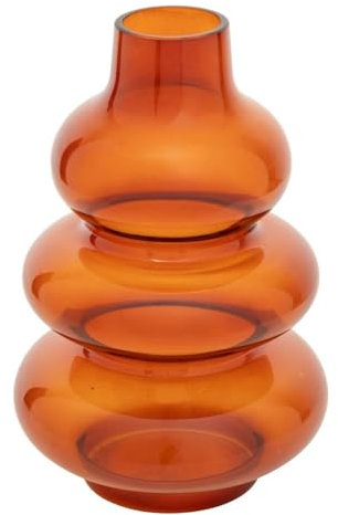 Atmosphera - Vase clothilde Ambre h22cm
