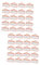 PRETYZOOM 100 Stk Hochzeitssitz Platzkarten Für Hochzeiten Tischkarten Zum Eindecken Des Tisches Hochzeitskarten Name Des Hochzeitsortes Party-tischkarte Lebensmitteldekor Hochzeitsplakate