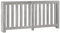 vidaXL Radiator Cover Heater Shelf - Grey Sonoma Engineered Wood - Modern Slatted Design for Living Room - 175x20x82 cm
