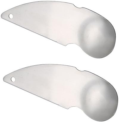 LABRIMP Éplucheur À Kiwi Coupe-Fruits Ustensiles Acier Inoxydable Éplucheur Kiwi Simple