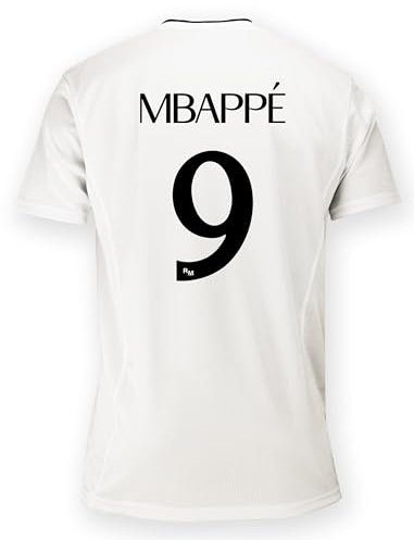 Real Madrid Maillot de Football Real Kylian Mbappé - Collection Officielle 10 Ans