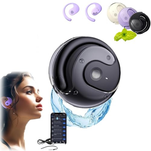 Hy-T26 Pro Wireless Bluetooth Translation Earbuds, Hy-T26 Pro Language Translator, Translation Earbuds Real Time, Traductores Inglés Español, Wireless Open Ear Buds (Black)