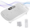 Vibrationsplatte, Bluetooth-Lautsprecher, Automatische Geschwindigkeitsregelung + P1-P10 Stufen, Curved Slim Design, LED Technologie, Fitnessgeräte für Zuhause leiser Motor Fettverbrennung, Grau