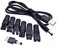 ENEWSTAR Charging Cable with 6 Tips Power Cord 5V Replacement Charger USB adapter Suitable for Electric Hair Clippers, Beard trimmers, Shavers, Beauty Instruments, Desk Lamps, Purifiers