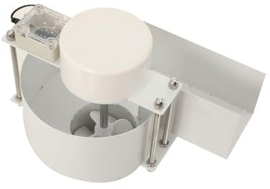 TABODD 12-24V Elektro Wasserkraft Wasser Generator, 150W Mini Hydro Generator Wasserrad Kleiner Tragbarer Wasserkraftgenerator für den Außenbereich, 200–800 U/min