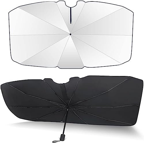DXQxue Parasol Coche Delantero para Audi A3 8V 2013–2019,Parasol Paraguas Coche Delantero con Anti UV Rayos y Aislamiento Térmico