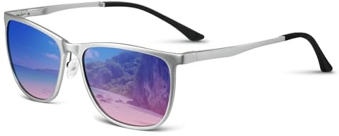 Glapeame Sonnenbrille Herren polarisiert UV400 Schutz Rechteckig Sonnenbrillen Klassisch Unisex sunglasses men für Fahren Golf Angeln,39A05