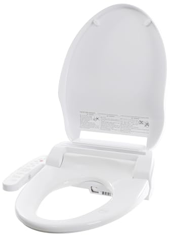 KANBCNG Elektronisches Bidet Smart Toilettensitz mit automatischer Spülung & Trocknung Elektrisches Bidet Beheizbare Klobrille Intelligenter Toilettensitz für Haushalten Firmen Hotelbädern