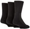 IOMI - 3 Pack Mens Extra Wide Cotton Diabetic Work Socks | Cushioned Sole, Smooth Toe Seam and Heavy Duty Socks