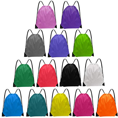 Grneric Sac à dos à cordon en vrac avec cordon de serrage, sac à cordon de serrage, sac de gym, sport, voyage, sac à cordon pour homme et femme