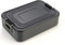 TROIKA Lunchbox mit Bügelverschluss Aluminium Schwarz, Größe: 11,6cm x 17,9cm x 5,5cm, BOX82